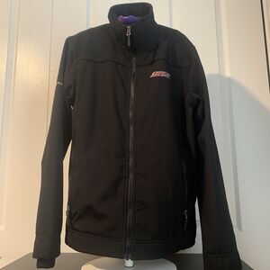 Elevate Sport Camaro Logo Black Gray Jacket Full Zip Men’s Small / Zip Pockets
